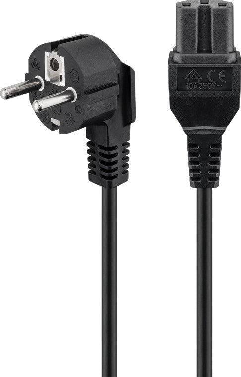 Warm device connection cable, 2 m, black