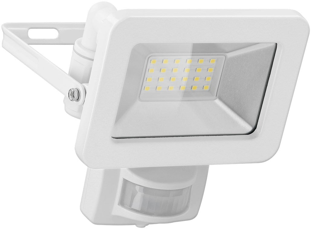 LED outdoor spotlight, 20 W, with motion detector