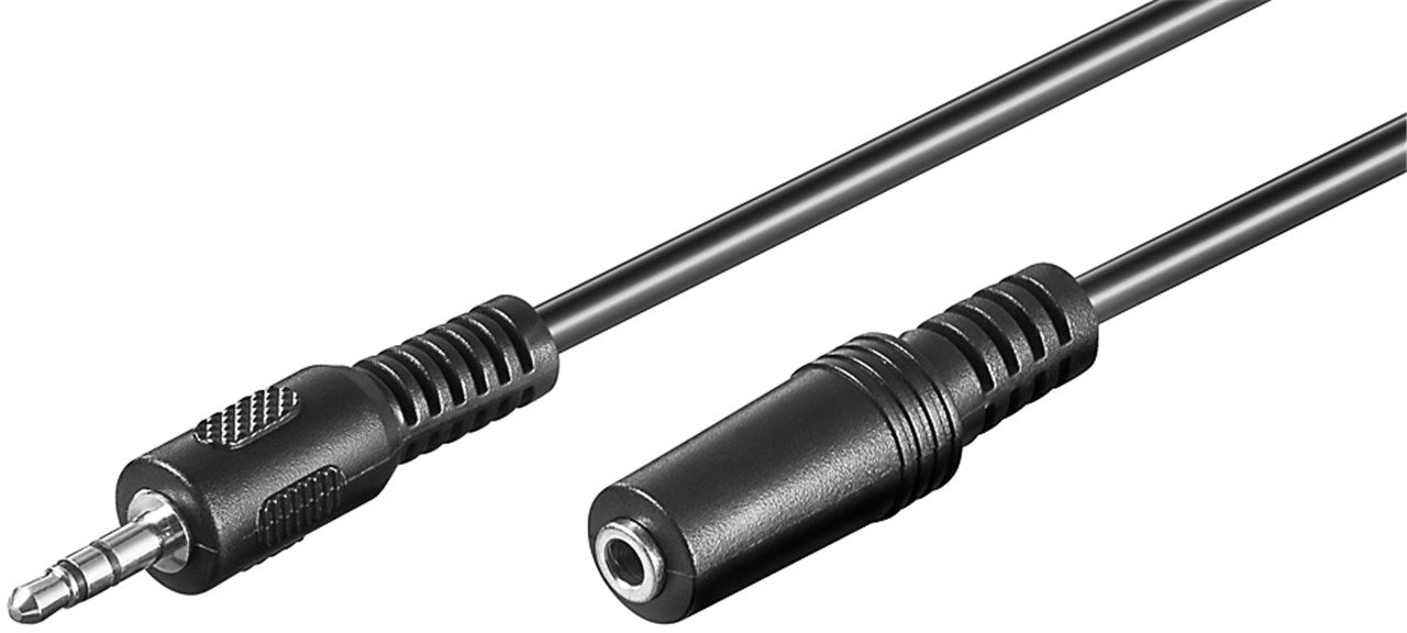 Kopfhörer- und Audio Verlängerungskabel AUX, 3-pol. 3,5mm