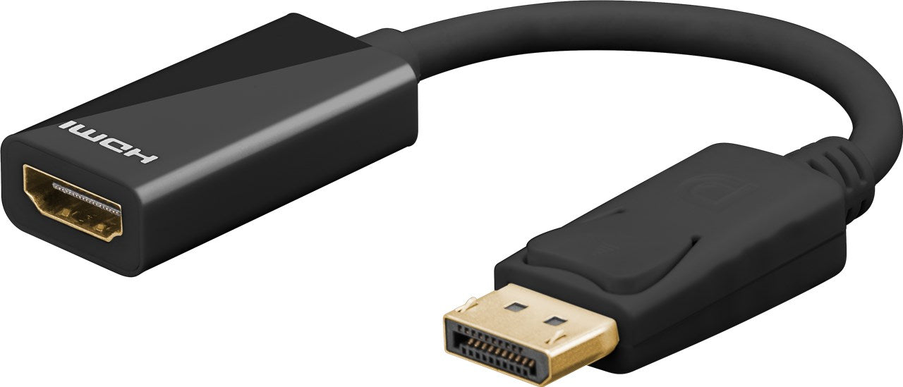 DisplayPort™ to HDMI™ adapter cable 1.2, gold-plated