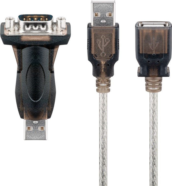 USB seri RS232 dönüştürücü mini, şeffaf