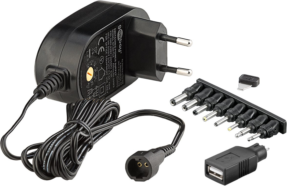 Universal power supply (3V-12V max. 18W / 1.5A)