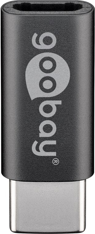 Adaptör USB-C™ - USB 2.0 Micro-B, gri