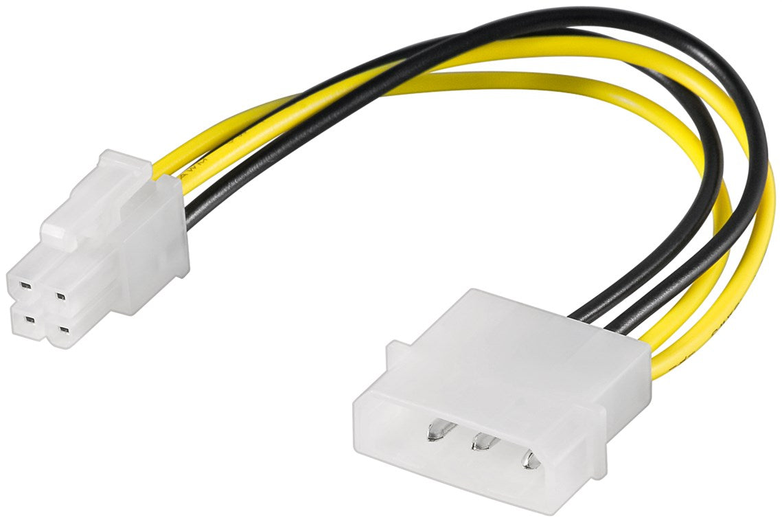PC-Stromkabel/Stromadapter, 5.25-Stecker zu ATX12 P4, 4-Pin