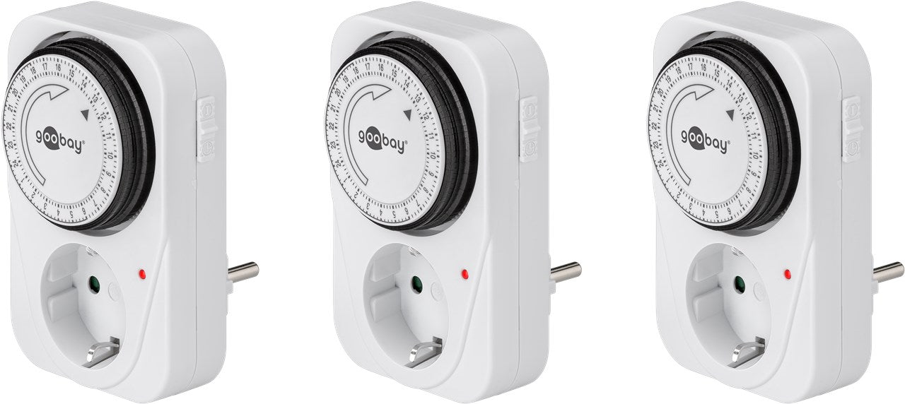 Set of 3, analogue timer