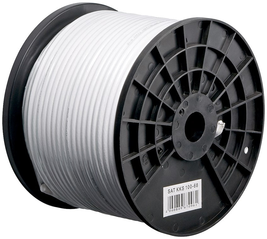 100 dB SAT coaxial cable, double shielded, CCS
