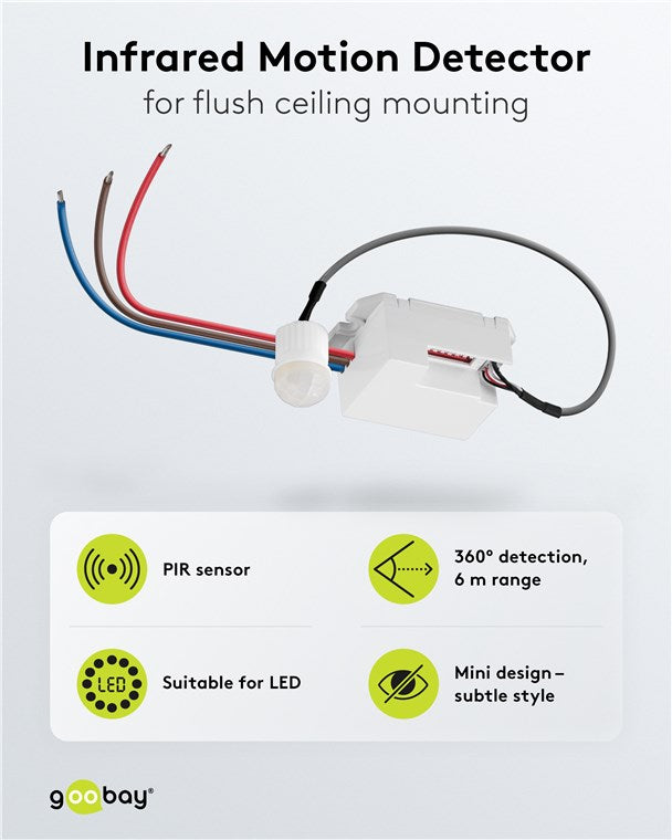 Mini-Infrarot-Bewegungsmelder