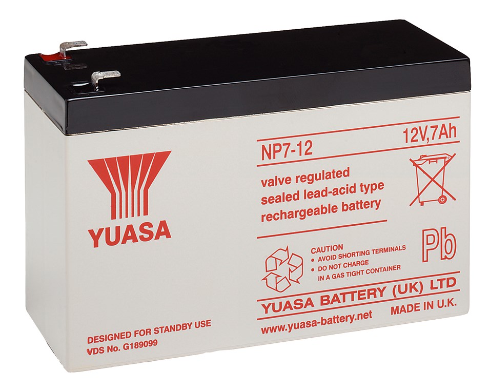 Kurşun akü 12 V, 7,0 Ah (NP7-12L)