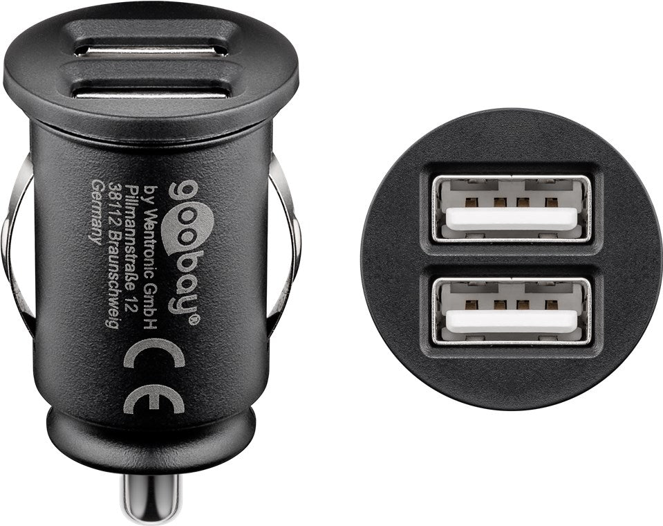 Dual USB car charger (15.5W)