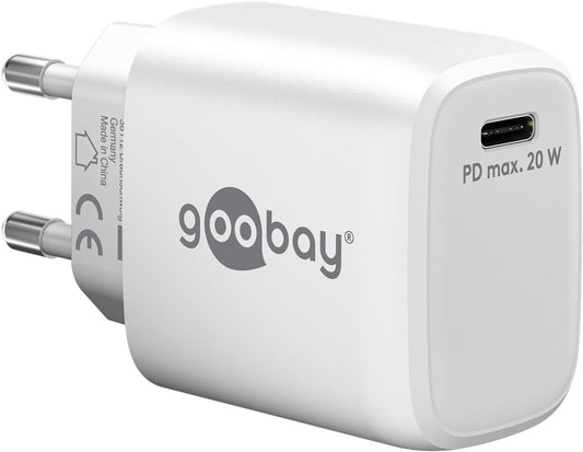 USB-C™ PD GaN Schnellladegerät (20 W) weiß