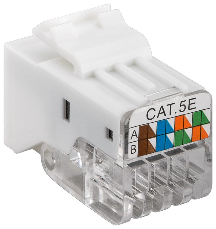 Keystone-Modul RJ45-Kupplung CAT 5e, UTP, 100 MHz