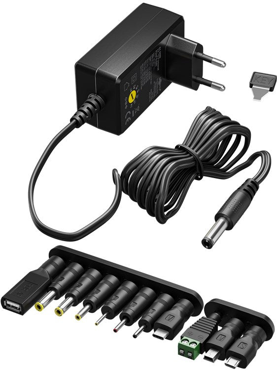 Universal power supply 3 V - 12 V, max. 3.6 W