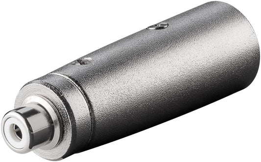 XLR adapter, RCA female to XLR male