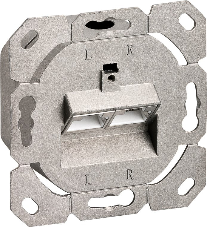 CAT-6A-Unterputzdose (UP), Signalweiß RAL 9003
