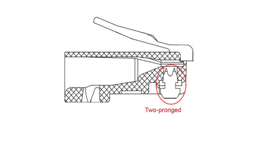 RJ45 connector, CAT 5e STP shielded