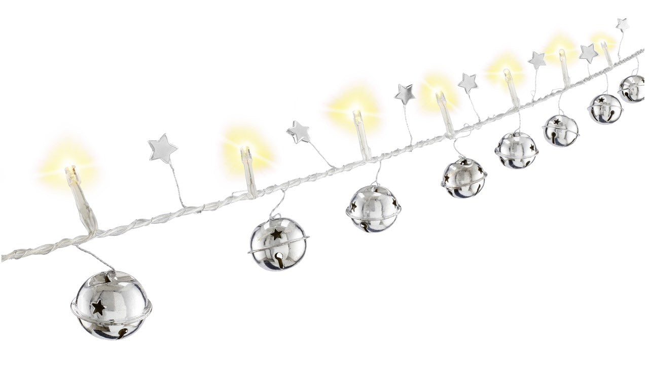 10 LED fairy lights “bells”