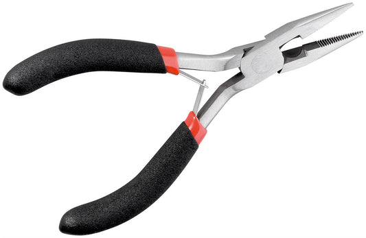 Long nose pliers half round 125 mm
