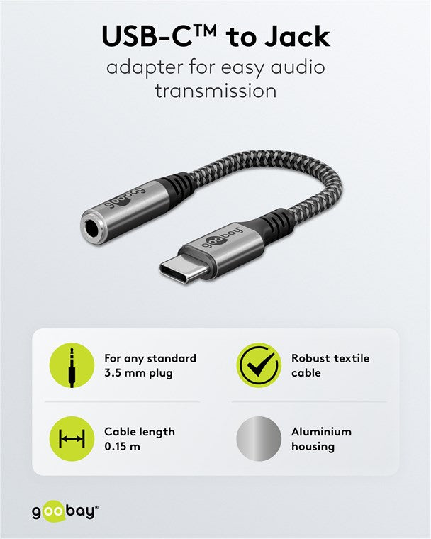 Adapter USB-C™ auf Klinke, 3,5 mm AUX