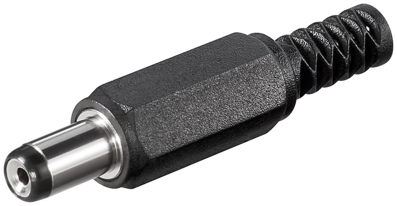 DC-Stecker mit Knickschutz