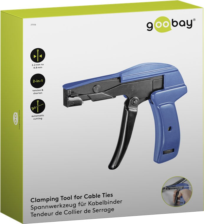 Cable tie tensioning tool