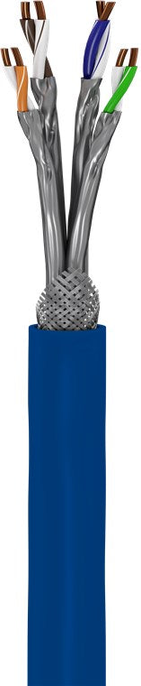 CAT 7A Netzwerkkabel, S/FTP (PiMF), blau
