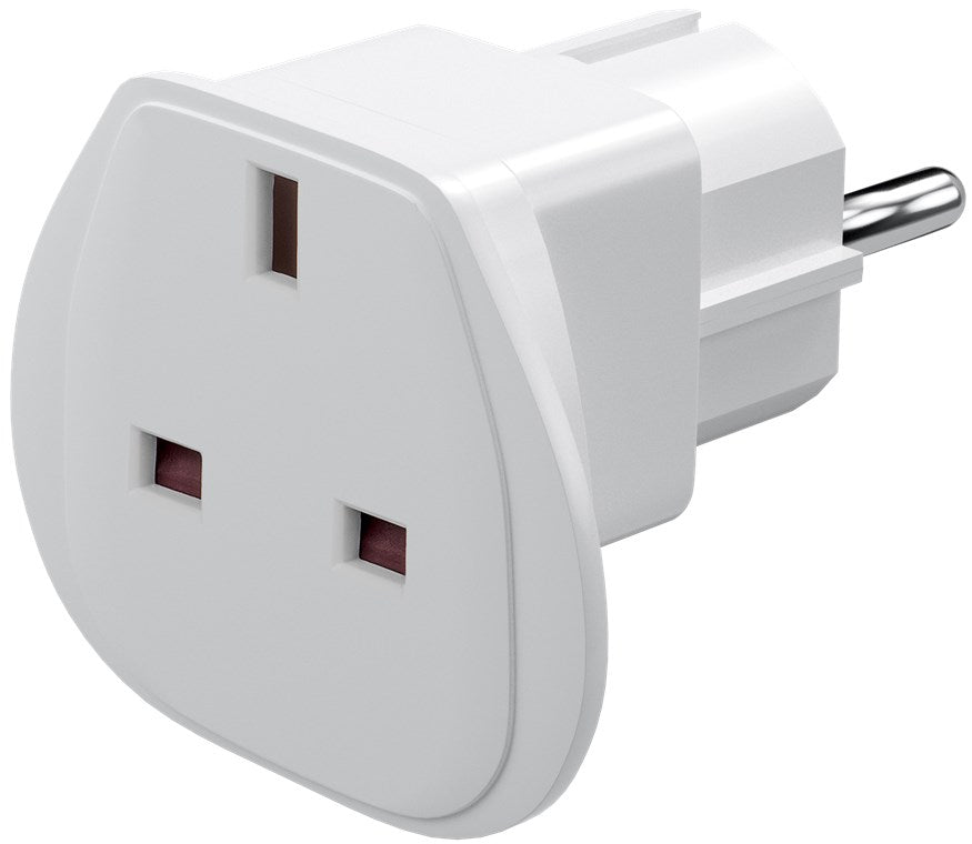 Reiseadapter UK auf EU, Weiß