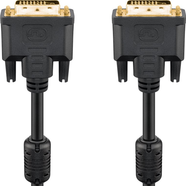 DVI-D Full HD cable Dual Link, gold-plated