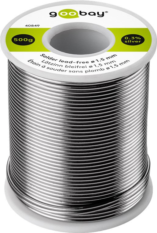 Lead-free solder, ø 1.5 mm, 500 g