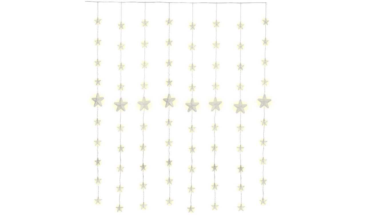 80s LED star curtain