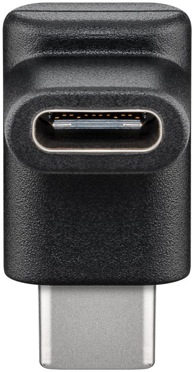 Adaptör USB-C™ - USB-C™ 90°, siyah
