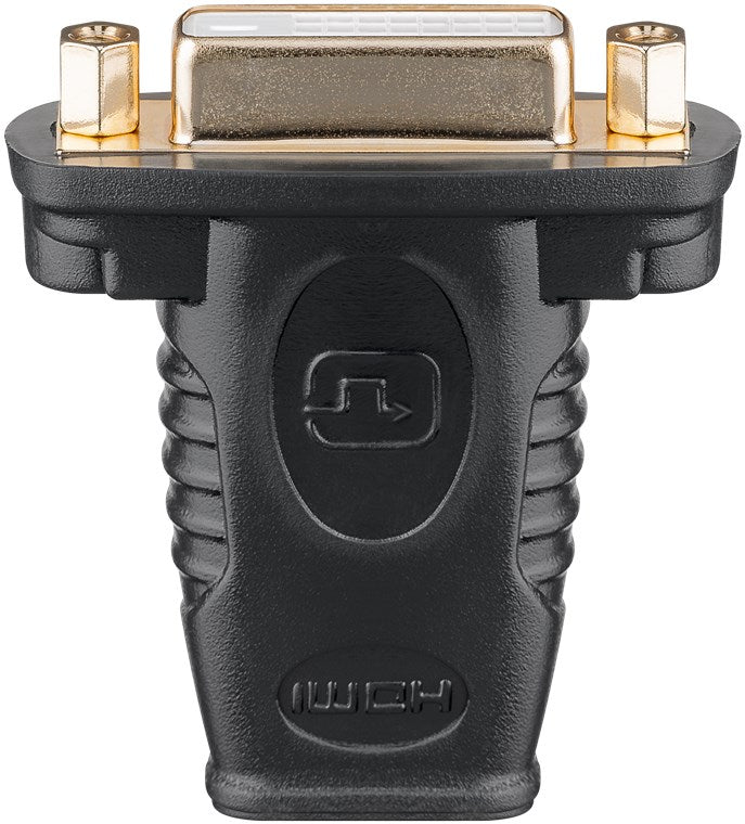 HDMI™/DVI-I adapter, gold-plated