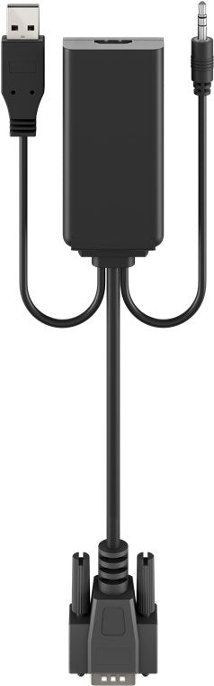 VGA to HDMI™ converter with 3.5mm audio jack