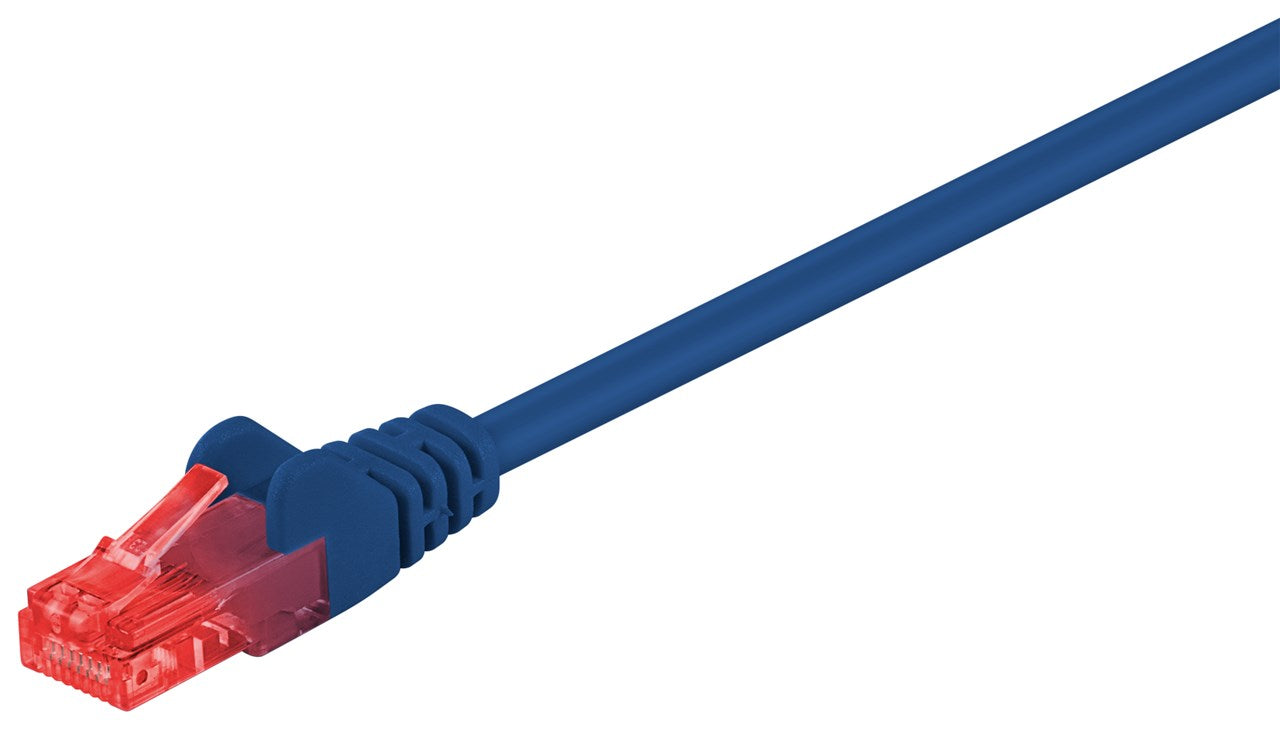 CAT 6 patch cable, U/UTP, blue