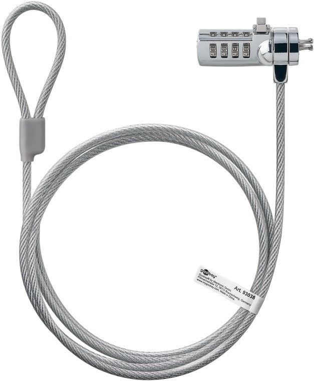 Security lock for notebooks and PCs