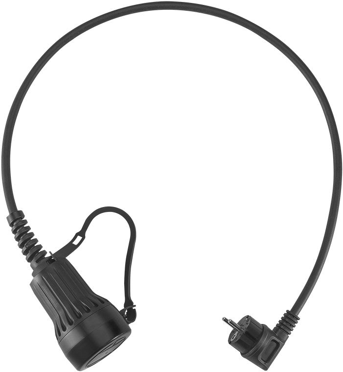 Universal protective contact charging adapter, up to 2.3 kW