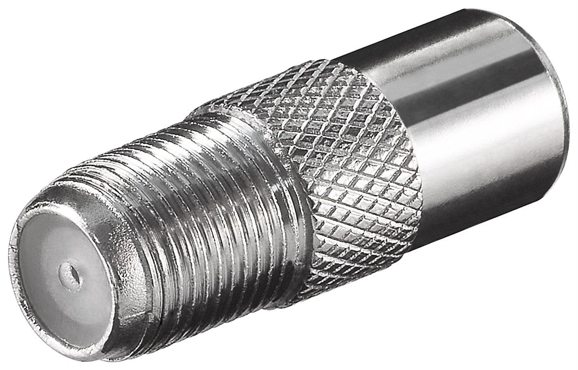 F-Adapter: F-Buchse > Koax-Stecker