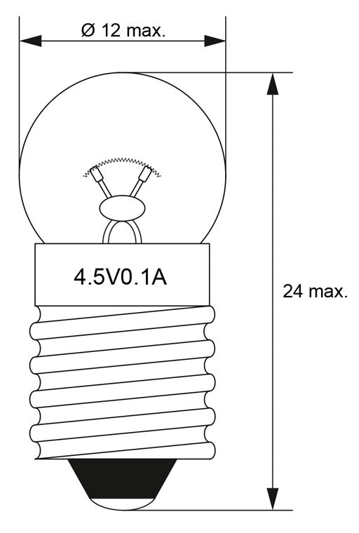 Taschenlampen-Kugel, 0,45 W