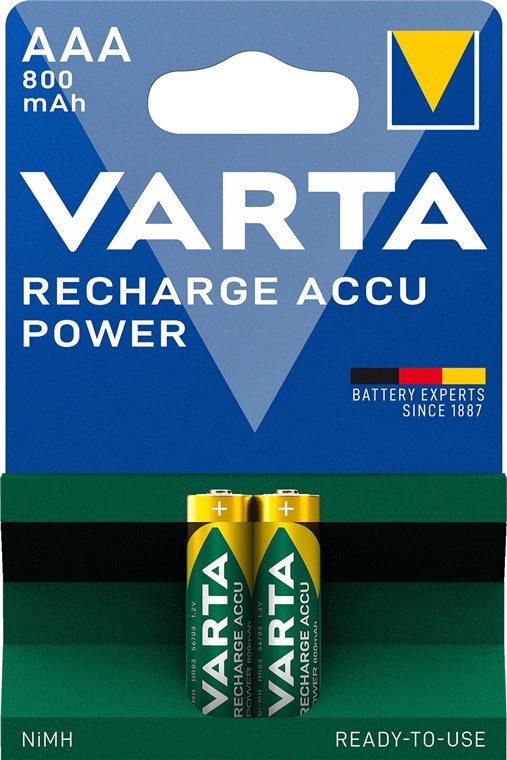 AAA (Micro)/HR03 (56703) battery - 800 mAh, 2 pcs. blister
