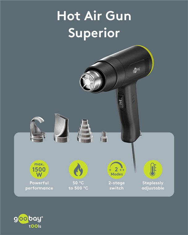 Heißluftpistole Superior, 1500 W