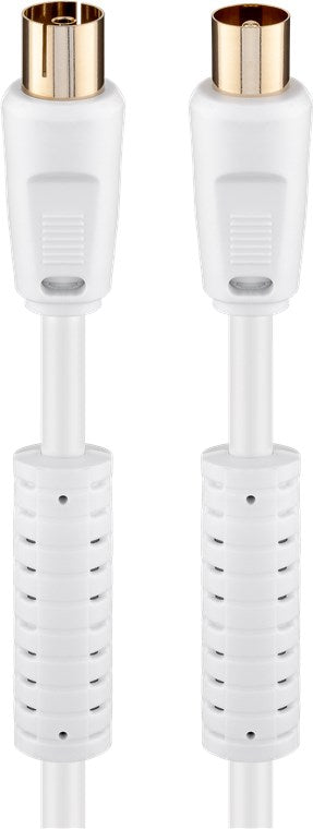 Antenna cable with ferrite (80 dB), double shielded