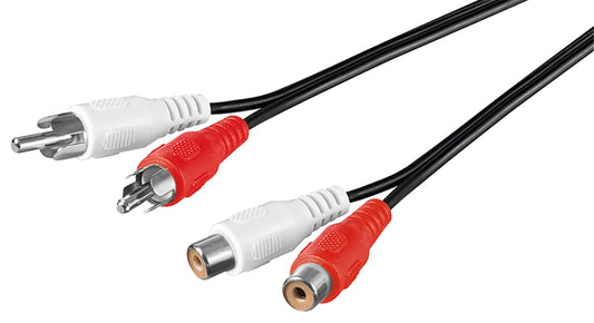 Stereo uzatma kablosu 2x RCA