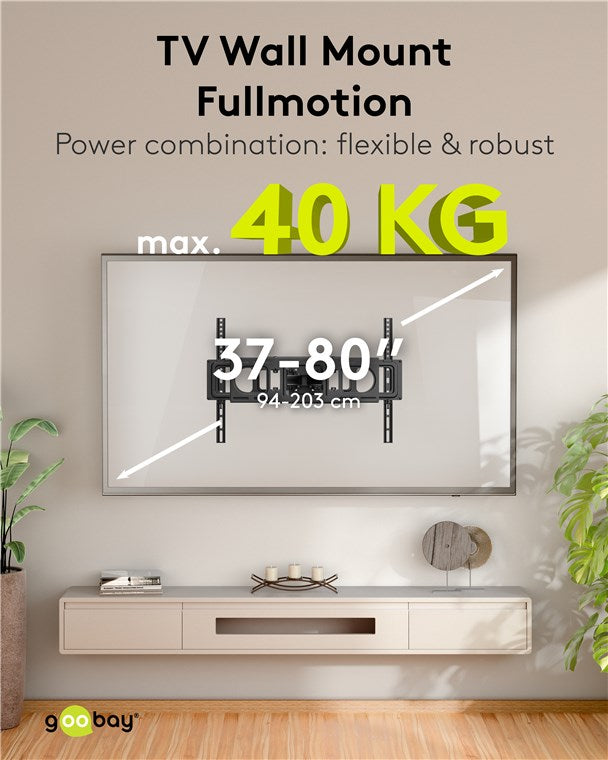 TV-Wandhalterung Basic FULLMOTION (L)