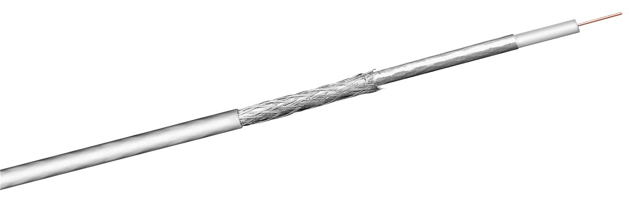 80 dB SAT coaxial cable, double shielded, Cu