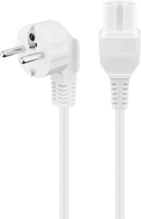 Warm device connection cable, 2 m, white