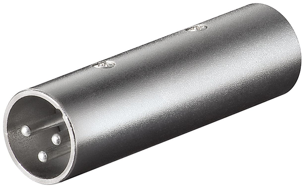 XLR adapter/coupler, male to male