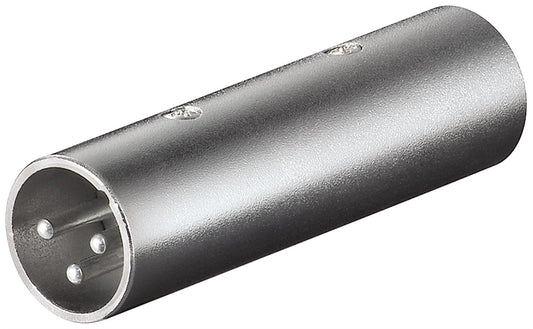 XLR adapter/coupler, male to male