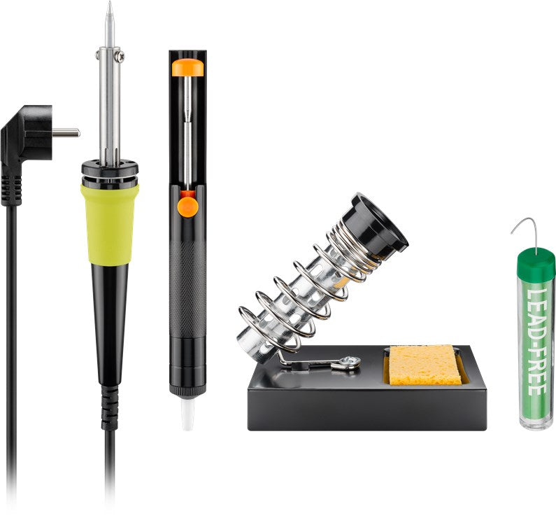 Lead-free soldering set, 4 pieces, 30 W
