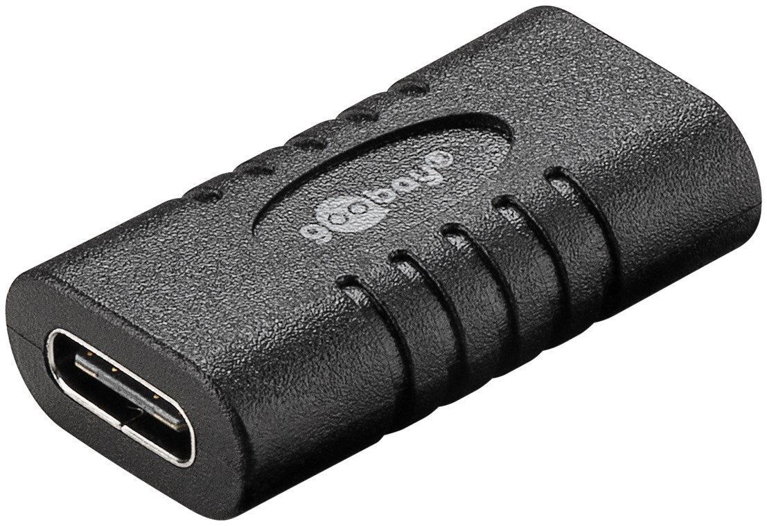 Adapter USB-C™ auf USB-C™, Kupplung, schwarz