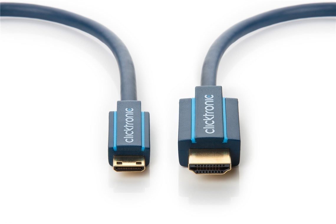 Mini-HDMI™ adapter cable with Ethernet