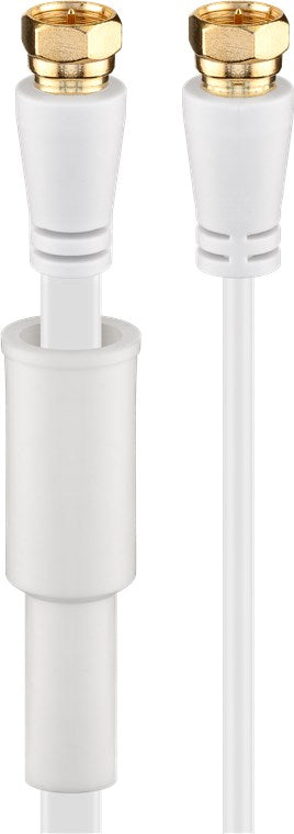 Flat SAT antenna cable (80 dB), double shielded, weather protected